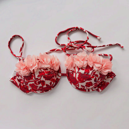 Floral Underwire Bikini Top